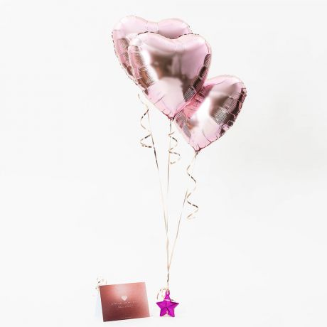 Bukiet balonowy + personalizowana kartka NOWOCZESNY PREZENT NA LUB