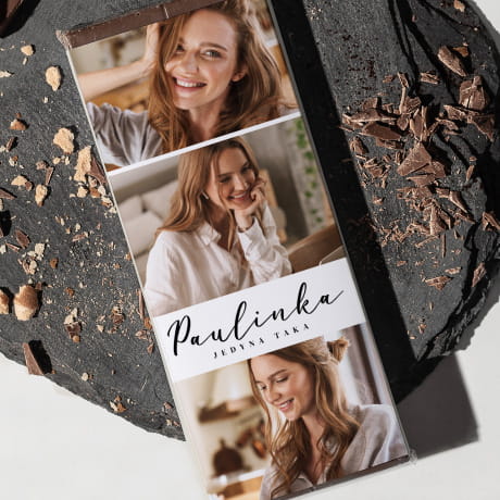 Dua personalizowana czekolada na Dzie Kobiet JEDYNA
