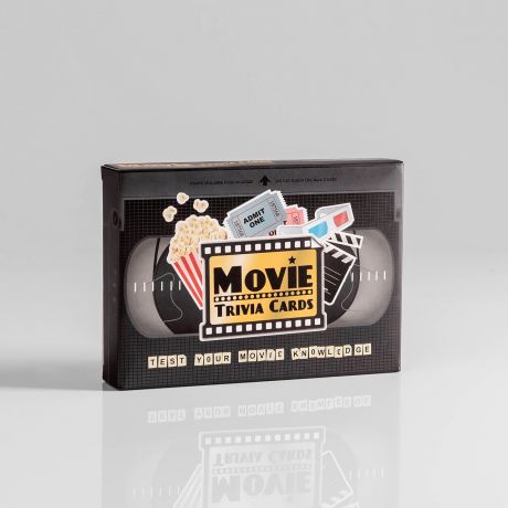 Quiz o filmach MOVIE TRIVIA CARDS prezent dla fana kina