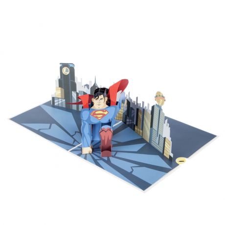 Kartka rozkadana 3D SUPERMAN