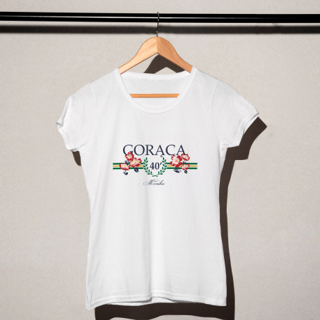 Koszulka na 40 urodziny damska GORCA 40 - S