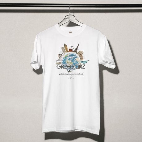 Koszulka dla podrnika z nadrukiem PODRӯNIK - S