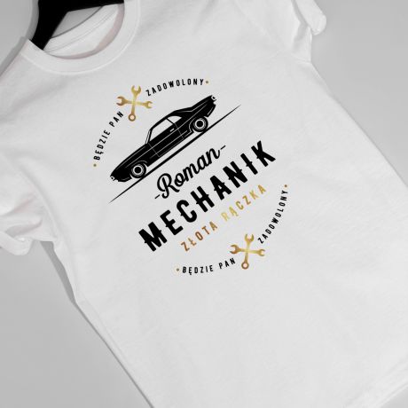 Koszulka dla mechanika PREZENT DLA MECHANIKA - S
