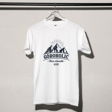 Koszulka mska z nadrukiem GROHOLIC prezent dla wspinacza - XXL