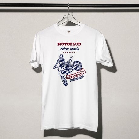 Koszulka mska z nadrukiem MOTOCROSS prezent dla motocyklisty - XL
