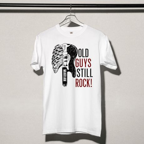 Koszulka mska z nadrukiem ROCK koszulka urodzinowa - XL