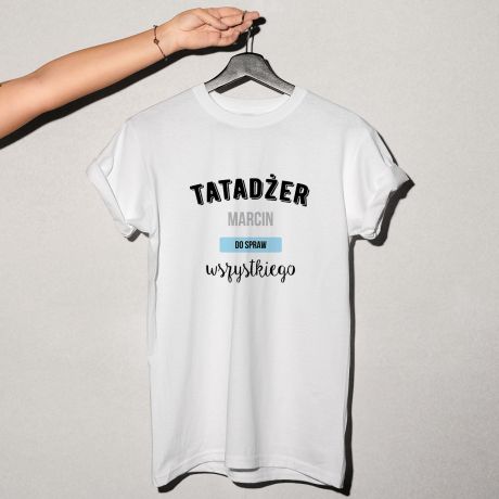 Koszulka mska z nadrukiem TATADER - XL