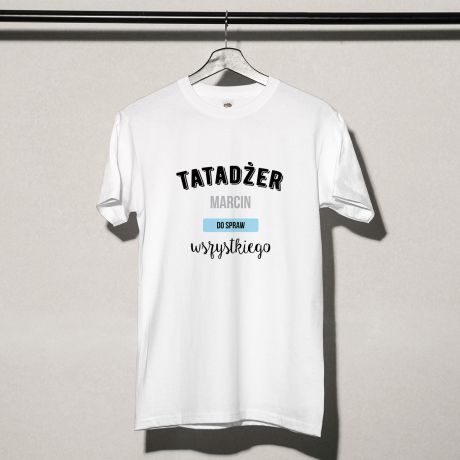 Koszulka mska z nadrukiem TATADER - XL