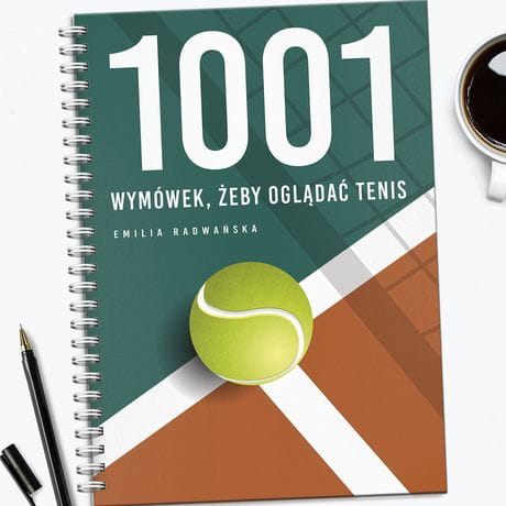 Notatnik personalizowany WYMWKI prezent dla fana tenisa