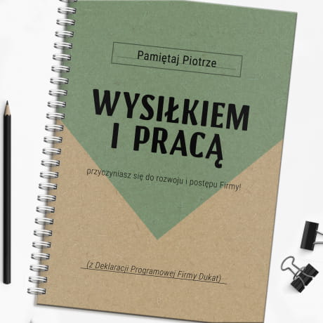 Notes PRL WYSIKIEM I PRAC prezent dla pracownika