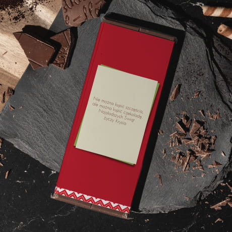 Personalizowana czekolada PIERNICZEK prezent dla chopaka na Mikoajki