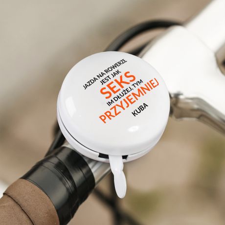 Personalizowany dzwonek rowerowy PRZYJEMNO