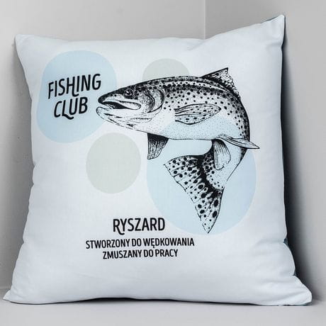 Poduszka FISHING CLUB prezent dla wdkarza