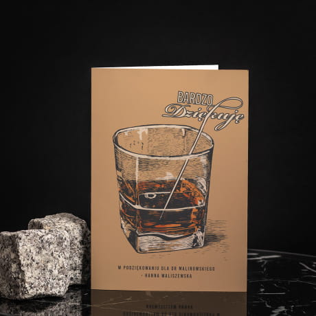 Whisky na prezent Glenmorangie z kartk PREZENT NA PODZIKOWANIE 