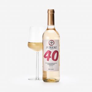 Biae wino ORYGINALNY PREZENT NA 40 URODZINY