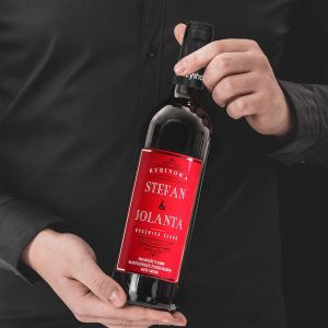 Czerwone wino alkoholowe PREZENT NA 40 ROCZNIC