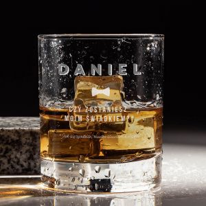 Grawerowana szklanka do whisky PYTANIE O WIADKOWANIE