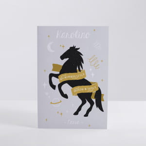 Kartka urodzinowa z koniem YCZENIA DLA KONIARY