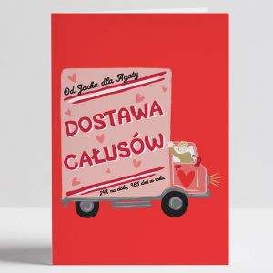 Kartka walentynkowa DOSTAWA CAUSW