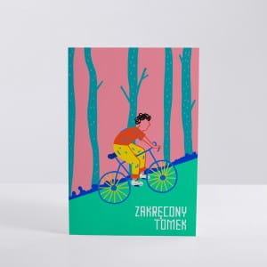 Personalizowana kartka dla rowerzysty ZAKRCONY