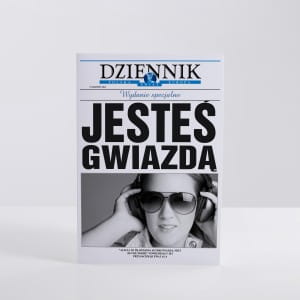 Kartka gratulacyjna DZIENNIK - JESTE GWIAZD