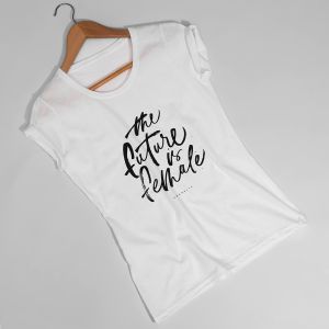 Koszulka damska z nadrukiem FUTURE prezent dla kobiety