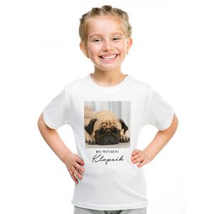 Dziecica koszulka ze zdjciem psa MJ PRZYJACIEL