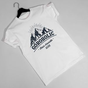 Koszulka mska z nadrukiem GROHOLIC prezent dla wspinacza - S