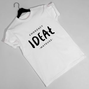 Koszulka mska z nadrukiem IDEA prezent na Walentynki dla niego