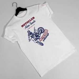 Koszulka mska z nadrukiem MOTOCROSS prezent dla motocyklisty