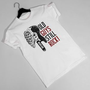 Koszulka mska z nadrukiem ROCK koszulka urodzinowa - S