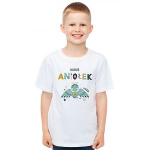 T-shirt witeczny dla dziecka ANIOEK
