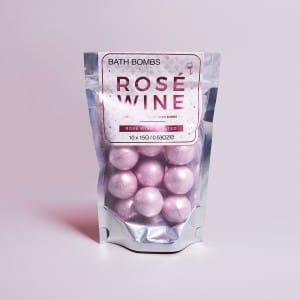 Kule do kpieli ROSE WINE prezent dla mioniczki wina