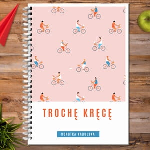 Notatnik personalizowany B5 TROCH KRC prezent dla rowerzystki