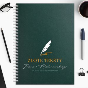 Personalizowany notes dla nauczyciela ZOTE TEKSTY