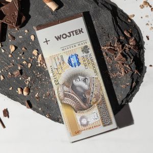 Personalizowana czekolada dla faceta BANKNOT 