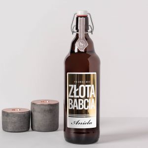 Piwo litrowe ZOTA BABCIA oryginalny prezent dla babci