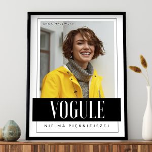 Personalizowany plakat na Dzie Kobiet VOGULE