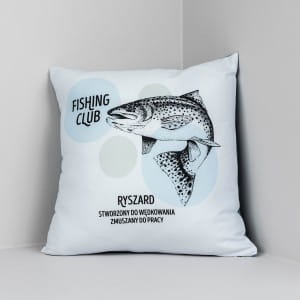 Poduszka FISHING CLUB prezent dla wdkarza