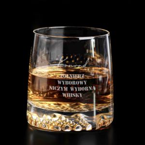 Grawerowana szklanka do whisky ONIERZ WYBOROWY prezent dla onierza