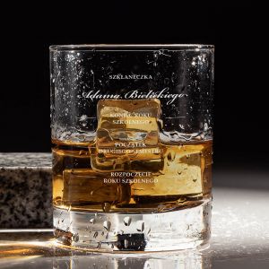 Szklanka do whisky SKALA pomys na prezent dla nauczyciela
