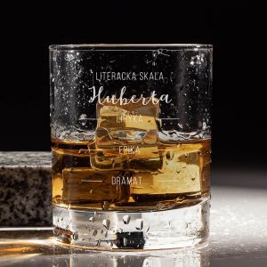 Szklanka do whisky z grawerem PREZENT DLA KSIKOHOLIKA