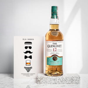 Whisky Glenlivet z personalizowan kartk PREZENT DLA KONESERA WHISKY