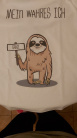 Zdjcie osoby, ktra kupia Koszulka z leniwcem damska LENIWIEC prezent dla koleanki z pracy - S