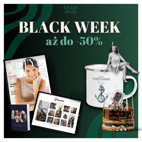 Black Week w Crazyshop! Promocje a do -50% | Crazyshop blog