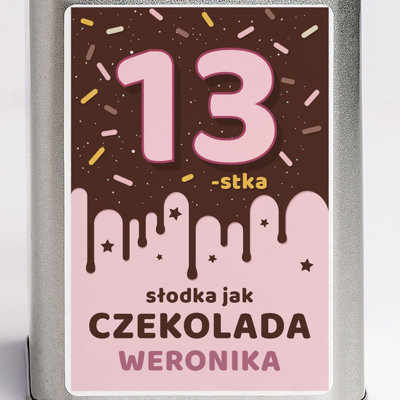 Pomysły Na Prezent Dla 13 Latki Personalizowana czekolada pitna PREZENT DLA 13 LATKI
