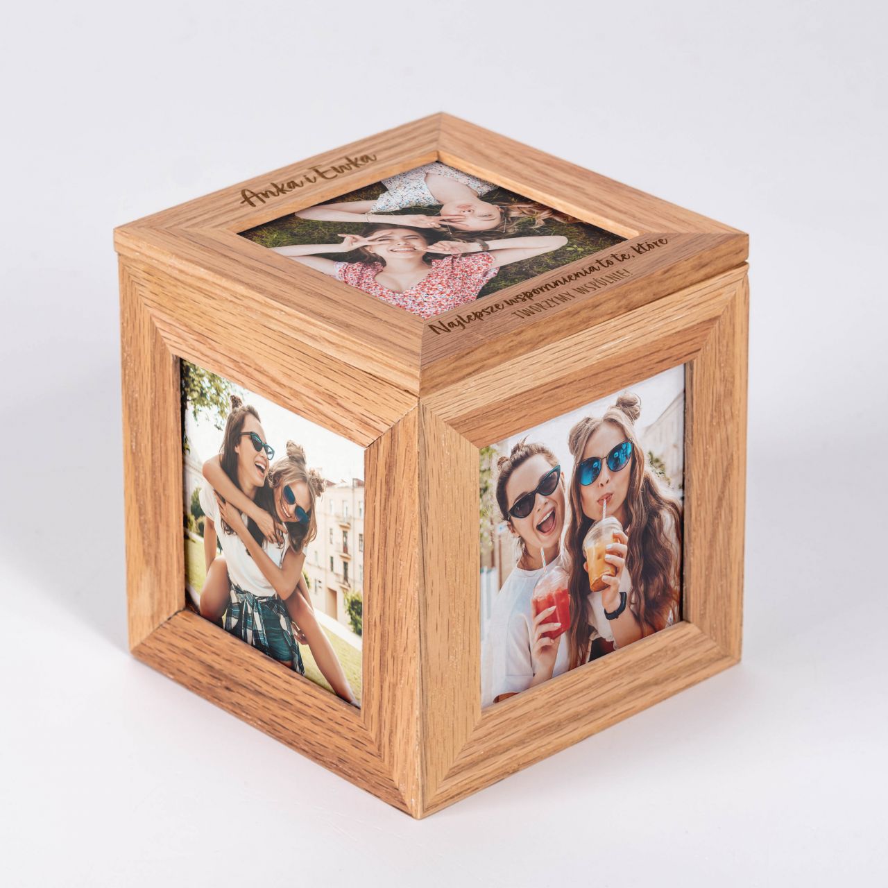 Prezent Dla Bff Na Urodziny Personalizowana foto kostka PREZENT DLA BFF NA URODZINY
