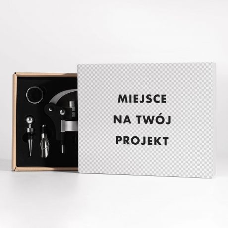 Akcesoria do wina MIEJSCE NA TWJ PROJEKT prezent dla mionika wina personalizowany prezent