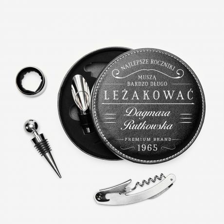 Akcesoria winiarskie PREZENT URODZINOWY DLA MIONIKA WINA