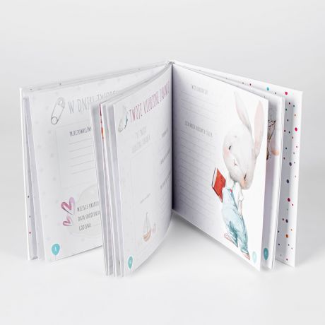 Personalizowany album na chrzest KRLICZEK